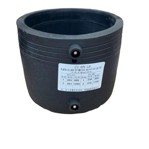 EF High Quality HDPE Electrofusion Pipe <strong>Fittings</strong> SDR11 1.6Mpa D125 125mm DN125 Electric <strong>Fusion</strong> Plug Cap - Product Image 1