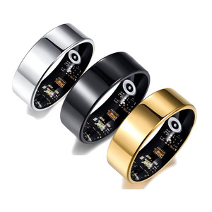 Anneau intelligent étanche IP68 pour <span class=keywords><strong>le</strong></span> suivi de la forme physique, télécommande, accessoire de mode unisexe, fréquence cardiaque, <span class=keywords><strong>oxygène</strong></span> sanguin, sports multi-modes - Product Image 1