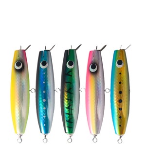 Señuelo de madera de 190mm y 90g para pesca en agua salada, cebo artificial para pesca en barco, simulación de pez. - Product Image 1