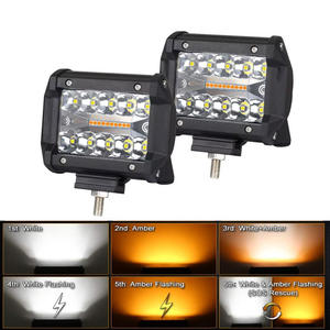 Barre lumineuse <span class=keywords><strong>LED</strong></span> 4x4, lampe antibrouillard 12V 24V, phare à Diode, camion, ferme, tracteur, bateau, SUV, ATV, lampe de travail - Product Image 1