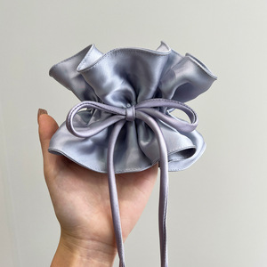 Wholesale French <b>Bow</b> Headband Solid Color Satin Fabric Large Hair Scrunches Latest Fashion Ribbon <b>Bow</b> Hair Bands - Product Image 5