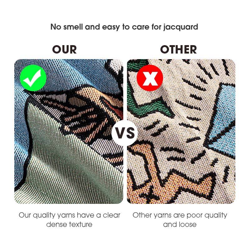 geometric design woven fabric