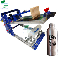 Máquina de Serigrafía Manual Cilíndrica/Redonda/Curva para Plumas/Vasos/Tazas/Pulseras de Silicona, Impresora de Serigrafía de Tambor