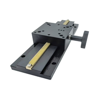Stade linéaire manuel LWX25-L100 avec axe XYZ 60 * 60X micromètre à queue d'aronde moteur CNC nouvelle condition vente-Guides linéaires bloc Rail