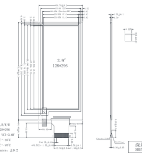 Hot Sales 2.9 Inch Flexible <strong>E</strong> Ink Digital <strong>Price</strong> Tags SSD1680 Driver SPI Interface 2.9 Inch <strong>E</strong>-<strong>Paper</strong> Modules - Product Image 6