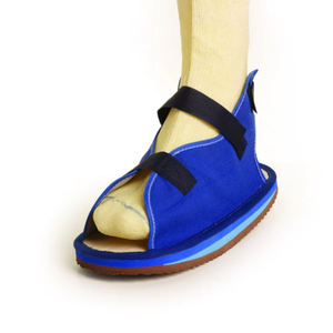 <span class=keywords><strong>Chaussure</strong></span> <span class=keywords><strong>orthopédique</strong></span> en toile avec <span class=keywords><strong>semelle</strong></span> compensée <span class=keywords><strong>pour</strong></span> la marche post-opératoire et le plâtre médical - Product Image 1