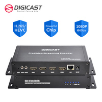 Encodeur vidéo 4 canaux H.265 H.264 Rtmp Srt vers diffusion en direct IP