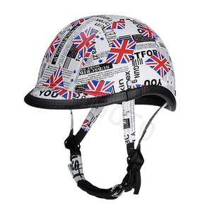 Casque demi-face YHMOTO, casque de moto, style équestre, accessoires universels pour moto pour hommes et femmes - Product Image 1