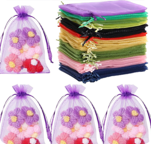 <span class=keywords><strong>Bolsas</strong></span> de Regalo Personalizadas en Stock, Promocionales, Pequeñas, de 10x15 20x30, Blancas, de <span class=keywords><strong>Organza</strong></span> con Cordón, para Cosméticos, Dulces, Joyería, Navidad - Product Image 2