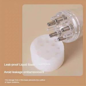 Masajeador de Cuero Cabelludo de Plástico con Vibración, Peine de Masaje para el Tratamiento del Crecimiento del Cabello, Aplicador de Aceite Capilar, Dispensador de Suero de Aceites Esenciales - Product Image 4