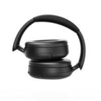 Casque Bluetooth supra-auriculaire blanc L18 avec ANC, pliable, sans fil, microphone intégré, longue autonomie, avec port Type-C