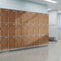 Casiers durables en plastique ABS imperméable pour vestiaires de salle de sport, clubs de fitness, vestiaires du personnel, écologiques et résistants à la rouille