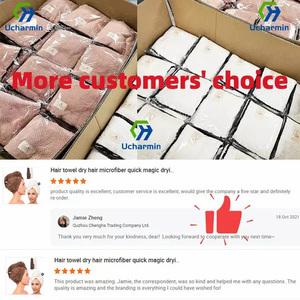 All'ingrosso in microfibra dopo la doccia per asciugare i capelli asciugamano - Product Image 5