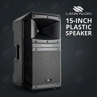 Nouvelle Arrivée - Haut de Gamme : Enceinte PA Active DSP Classe D 15 Pouces Personnalisée 400W RMS avec Boîtier en Plastique pour Concerts, Bars et Événements Extérieurs