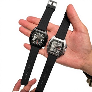 Manufacturers Wholesale Men's 2026 New Explosion Barrel Quartz <b>Watch</b> Alloy <b>Case</b> Silicone Band Pointer Dial Casual Fashion - Product Image 2
