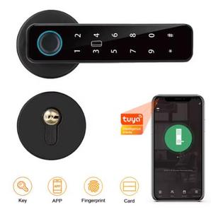 New sinh trắc học vân tay mật khẩu mở khóa nhôm thông minh khóa cửa Wi-Fi Thẻ nhớ lưu trữ lớp C an ninh cho gỗ - Product Image 4