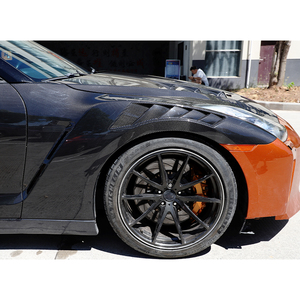 Kit de carrocería para Nissan GT-R 2009-2015, modificación de parachoques delantero, panel de fibra de carbono, entrada de aire, guardabarros. - Product Image 3