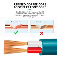 OFC Altavoz Cable Hifi Audio 2 Core Cable Altavoz Speakon Cable 2.5mm2