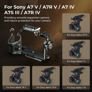 SmallRig 6029/6030/6031 Kit de cage pour appareil photo en fibre de carbone Rhinoceros pour <span class=keywords><strong>Sony</strong></span> <span class=keywords><strong>Alpha</strong></span> A7 V / <span class=keywords><strong>A7R</strong></span> V / A7 IV / A7S III / <span class=keywords><strong>A7R</strong></span> IV - Product Image 2