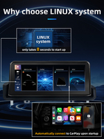Autoradio avec écran de 10,25 pouces, système Linux, écran Carplay, WIFI, BT, GPS, multimédia pour BMW E90 E91 2006-2012