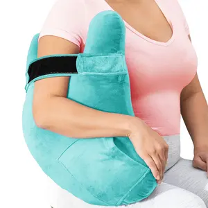 어깨 통증 완화를 위한 어깨 수술 베개 포스트 op 안락 및 팔 어깨 지원을 위한 최고 연약한 회전 장치 팔목 베개