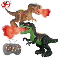 CQZNRC Dinosaurio T-Rex de Juguete con Control Remoto, 2.4G, con Luces y Sonido, Camina de Forma Mecánica, para Niños