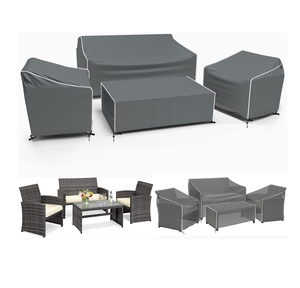 Fundas para Muebles de Patio de Poliéster de Alta Calidad al Mejor Precio, Resistentes al Agua, para Conjuntos de Muebles de Exterior - Product Image 1