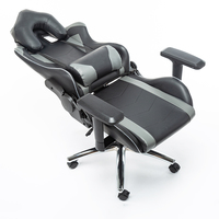 Siège d'ordinateur en cuir pour l'e-sport avec dossier de style racing, coussin ergonomique, réglage de la hauteur, chaise de jeu en gros