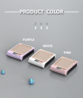 Mesin Penghisap Debu Kuku Zeal Shine Nail Dust Collector Vacuum Cleaner Filter Lepas Pasang Layar Digital 48w untuk Perlengkapan Kuku
