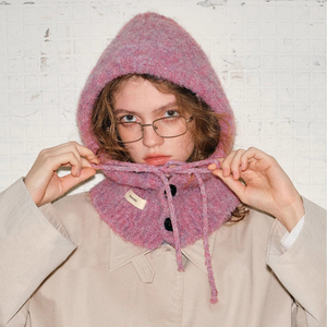 Cagoule en tricot chaud d'hiver unisexe avec masque de <span class=keywords><strong>ski</strong></span> de protection des oreilles style coréen du sud numérique - Product Image 1