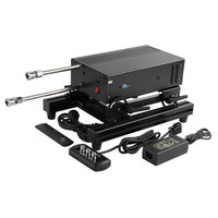 200W Leistungsstarke Masturbationsmaschine mit Doppelsteuerung für Männer und Frauen 2P mit Dildo-Zubehör, Vaginal- und Analvibrator