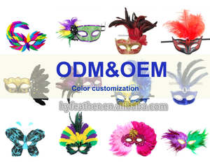 Masque de fête en plumes de carnaval vénitien amusant pour <span class=keywords><strong>la</strong></span> <span class=keywords><strong>thérapie</strong></span> <span class=keywords><strong>par</strong></span> <span class=keywords><strong>la</strong></span> lumière verte, pour costume de Noël, décoration de fête, fournitures de décoration - Product Image 6