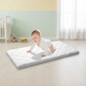Colchón para Cuna YiQiMeng con Certificación Gold, Algodón Orgánico, Núcleo No Tóxico, Alternativa a Naturepedic, <span class=keywords><strong>Cama</strong></span> Segura - Product Image 1