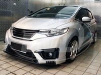 Pour Hona Fit Jazz Gk5 2014-2020 Grille avant en fibre de verre style Silkblaze
