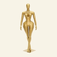 Mannequin en fibre de verre grande taille BBL, modèle de présentation de vêtements pour corps entier
