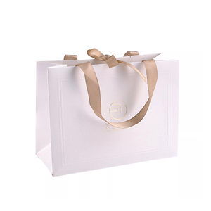 ถุงกระดาษที่เป็นมิตรต่อสิ่งแวดล้อมพิมพ์ลายกระดาษหรูหราแบบมีหูหิ้วริบบิ้นกระเป๋าช้อปปิ้ง - Product Image 3