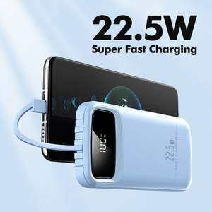 Banco de Energía Portátil de 10000 mAh con Carga Rápida, 4 Cables Integrados y Pantalla LED, en Oferta - Product Image 5