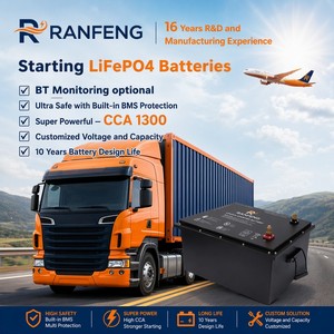 Batterie LiFePO4 24V 25.6V 200Ah 5.12kWh pour climatiseur de stationnement de camion, puissance de démarrage, cycle profond, lithium-ion, 4000 cycles - Product Image 3
