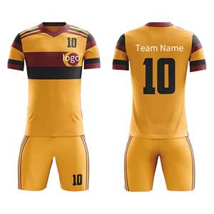 حار بيع عالية الجودة شريطية موحدة لكرة القدم تخصيص مجموعات جيرسي لكرة القدم للأولاد خدمة OEM مع شعار قابل للتخصيص - Product Image 4