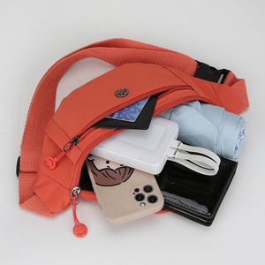 Wholesale Multifunctional Unisex <b>Crossbody</b> Waist Belt Fanny Pack Zipper Closure Lightweight Waterproof Nylon Sport Sling <b>Bag</b> - Product Image 5