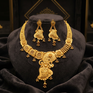 Wholesale 14K 18K 24K Gold Plated Fashion Necklaces, Traditional Design Jewelry Set, Brass Gold Filled Forming Short Necklaces. - Product Image 1