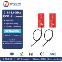 Antenne sans fil double bande 2,4 GHz 5,8 GHz pour routeurs Wi-Fi, appareils IoT, terminaux intelligents, connecteur de fréquence personnalisé, câble OEM