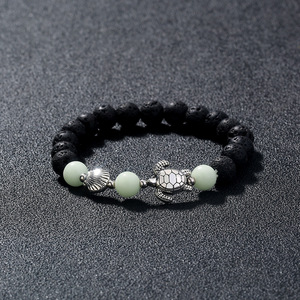 <span class=keywords><strong>Bracelet</strong></span> <span class=keywords><strong>Lotus</strong></span> en pierre naturelle, nouveau style, qui brille dans la nuit, pour femmes, S305 - Product Image 3