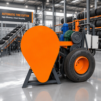 Machine de découpe de pneus usagés standard avec arrêt d'urgence et protection de sécurité, livraison rapide