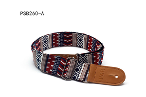 Gran oferta, correas de guitarra eléctrica con estampado de algodón, correa de guitarra popular, cinturones ajustables para bajo a la venta - Product Image 4