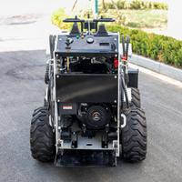 Mini-Kompaktlader mit Forstmulcher und Rasenmäher-Aufsatz Euro 5 EPA Kubota-Motor Mini-Kompaktlader