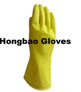 70g Yellow Soft Reusable Latex <strong>Gloves</strong> Custom Logo Waterproof Home Painting <strong>Gardening</strong> Kitchen Cleaning Washing Rubber <strong>Glove</strong> - Product Image 5