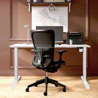 Table de levage électronique à moteur unique, Table de bureau réglable en hauteur, mécanisme de bureau à Base métallique, bureau ergonomique