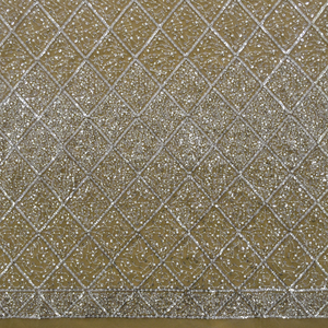 Pháp phi Đặc biệt thiết kế lưới mô hình <span class=keywords><strong>sequin</strong></span> ren vải với ngọc trai beading cho Wedding party DRESS hy1692 - Product Image 1