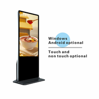 Kiosque tactile sur pied |   FHD |   Affichage interactif |   SDK activé |   Texte d'animation |   Intérieur pour les centres commerciaux